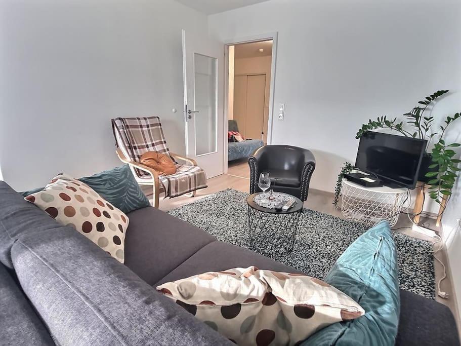 Superbe Appartement Avec 2 Balcons - Vue Sur La Cathedrale Environ 15 Min En Tram Страсбург Екстериор снимка